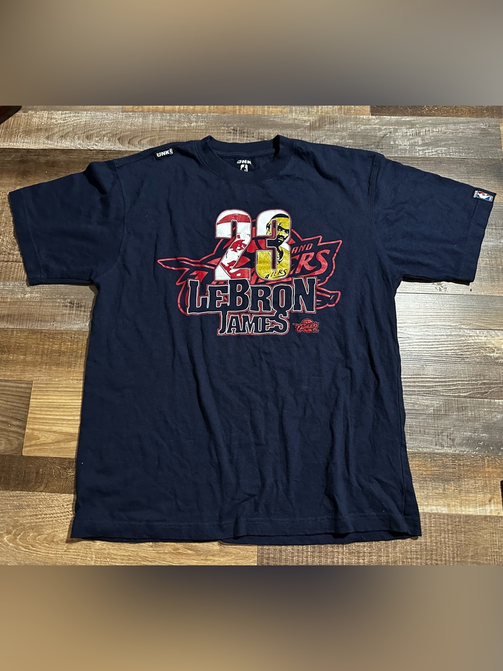 Unk Navy LeBron James 23 Graphic Tee with Red and Yellow Accents